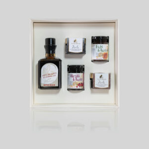 Confezione Aceto balsamico IGP Platino, Perle e composte agrodolci